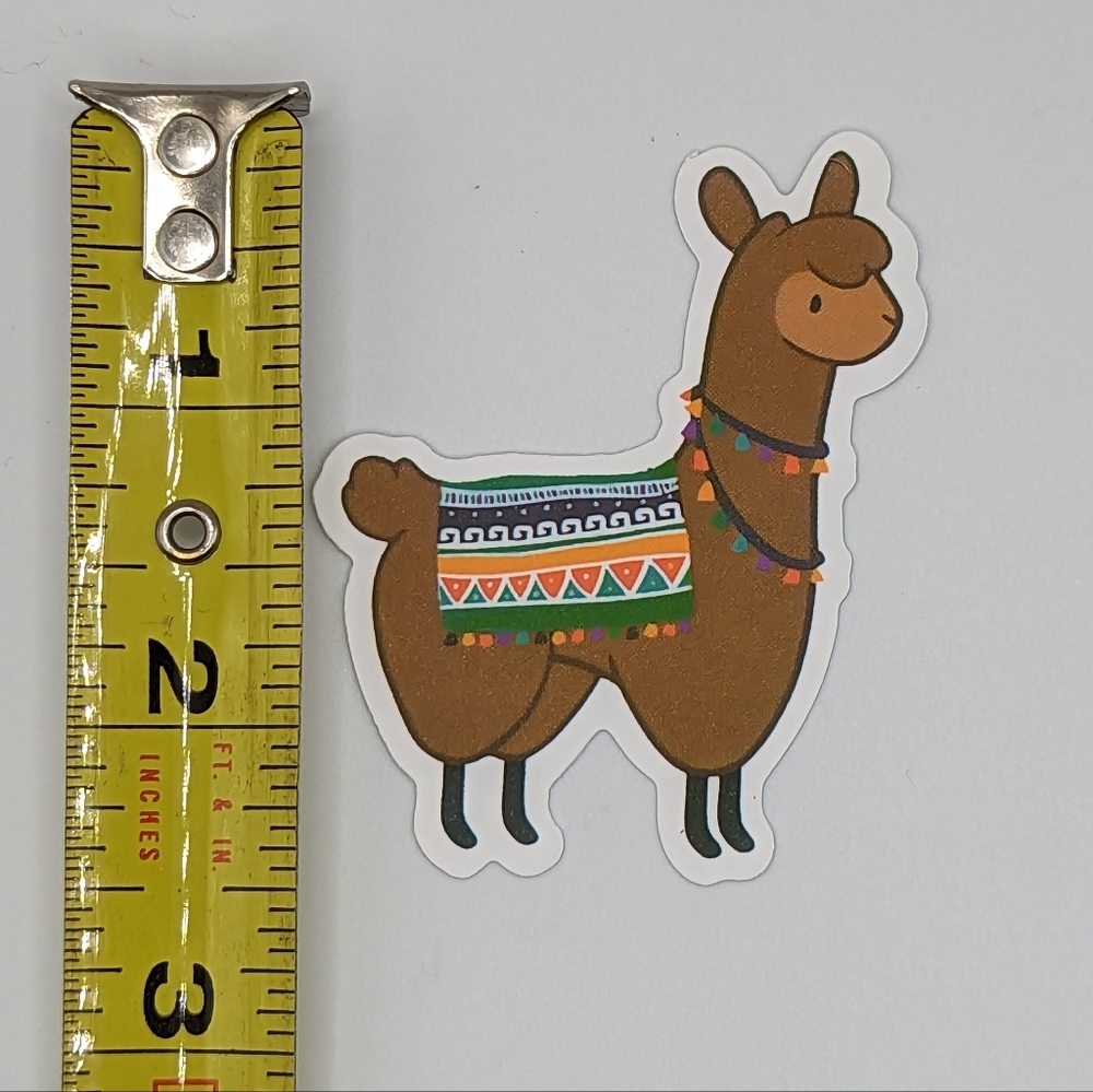 Llama Sticker - Picture 2 of 2